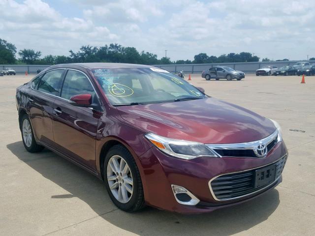 4T1BK1EB3DU047424 - 2013 TOYOTA AVALON BAS BURGUNDY photo 1