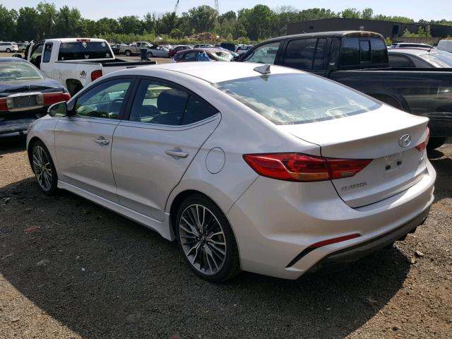 KMHD04LB5HU347359 - 2017 HYUNDAI ELANTRA SP SILVER photo 3