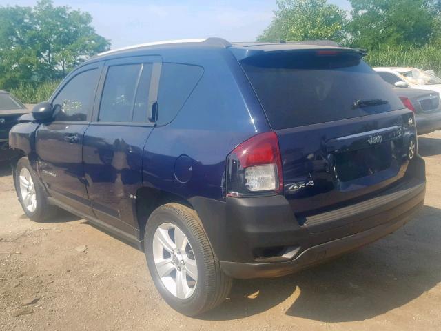 1C4NJDBB6GD632268 - 2016 JEEP COMPASS SP ლურჯი ფოტო 3