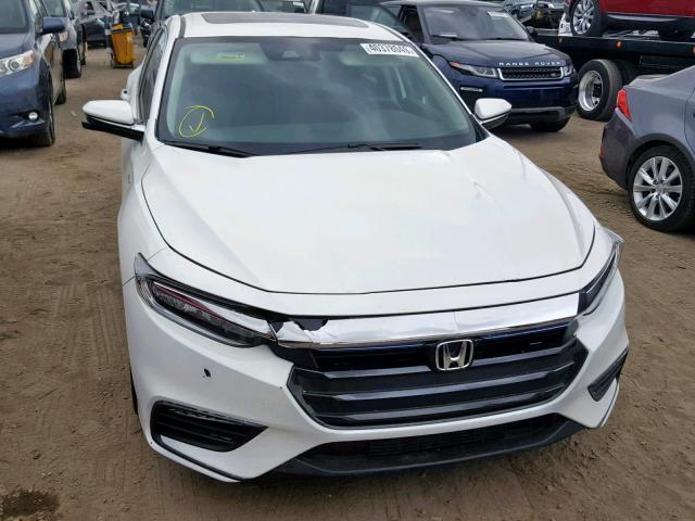 19XZE4F9XKE000572 - 2019 HONDA INSIGHT TO WHITE photo 9