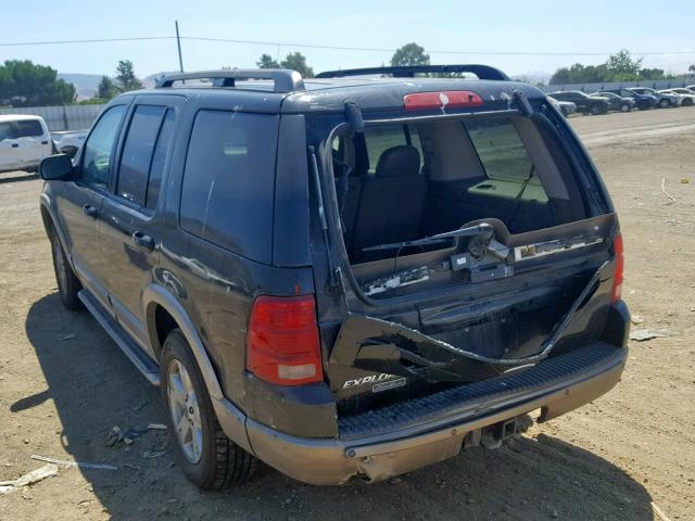 1FMZU64K13UA85904 - 2003 FORD EXPLORER E BLACK photo 3