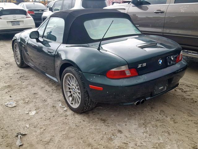 WBACN53421LJ56094 - 2001 BMW Z3 3.0 GREEN photo 3