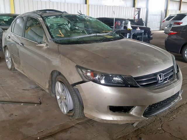 1HGCR2F89EA060681 - 2014 HONDA ACCORD EXL TAN photo 1