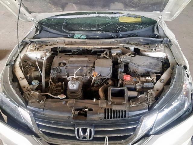 1HGCR2F89EA060681 - 2014 HONDA ACCORD EXL TAN photo 7