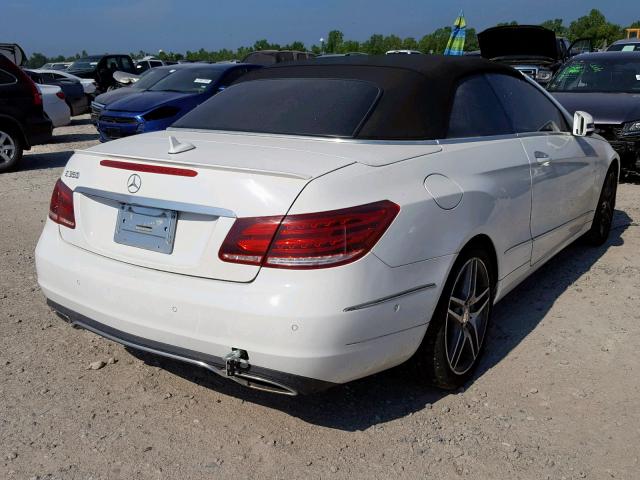 WDDKK5KF4EF253270 - 2014 MERCEDES-BENZ E 350 WHITE photo 4