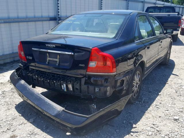 YV1TH592751411009 - 2005 VOLVO S80 2.5T BLACK photo 4