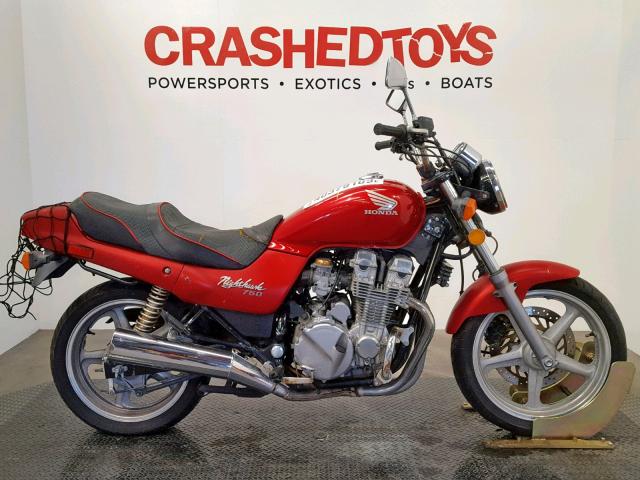 JH2RC3803NM102176 - 1992 HONDA CB750 RED photo 1