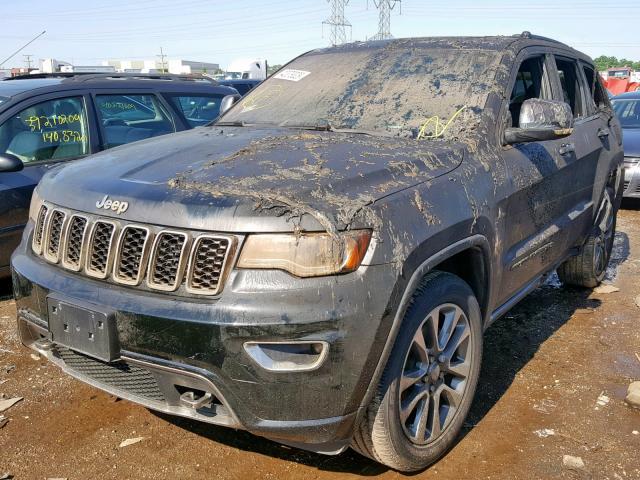 1C4RJFCG0HC641773 - 2017 JEEP GRAND CHER BLACK photo 2