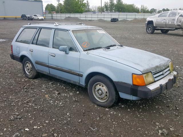 1FAPP2894HW339934 - 1987 FORD ESCORT GL BLUE photo 1