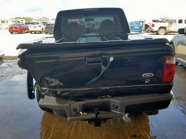 1FTYR14V22PB75414 - 2002 FORD RANGER SUP Černá fotografie 9