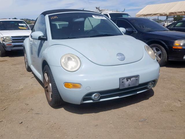 3VWCD31Y04M331829 - 2004 VOLKSWAGEN NEW BEETLE Mavi foto 1