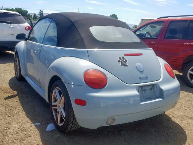 3VWCD31Y04M331829 - 2004 VOLKSWAGEN NEW BEETLE Mavi foto 3