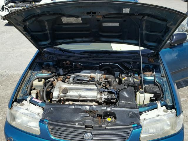 JM1BA1418S0112627 - 1995 MAZDA PROTEGE DX TURQUOISE photo 7