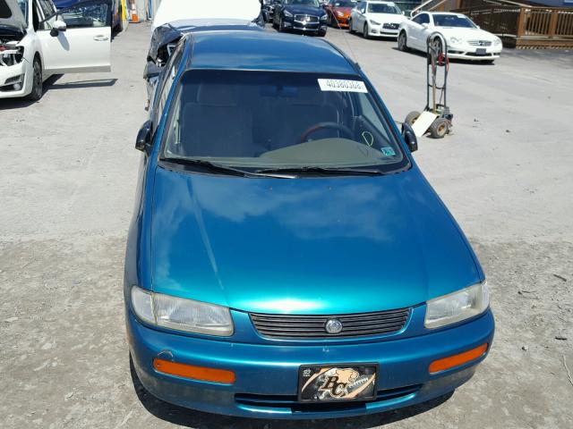 JM1BA1418S0112627 - 1995 MAZDA PROTEGE DX TURQUOISE photo 9