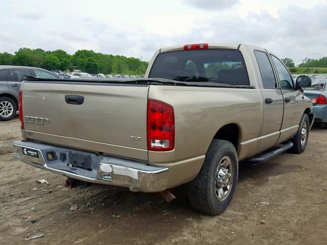 3D7KA28D94G243399 - 2004 DODGE RAM 2500 S თაფლისფერი ფოტო 4