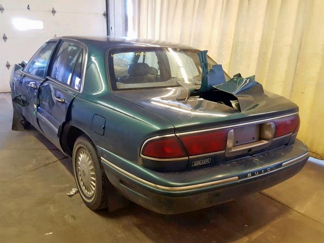 1G4HR52K9VH472125 - 1997 BUICK LESABRE LI GREEN photo 3