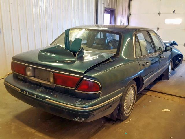 1G4HR52K9VH472125 - 1997 BUICK LESABRE LI GREEN photo 4