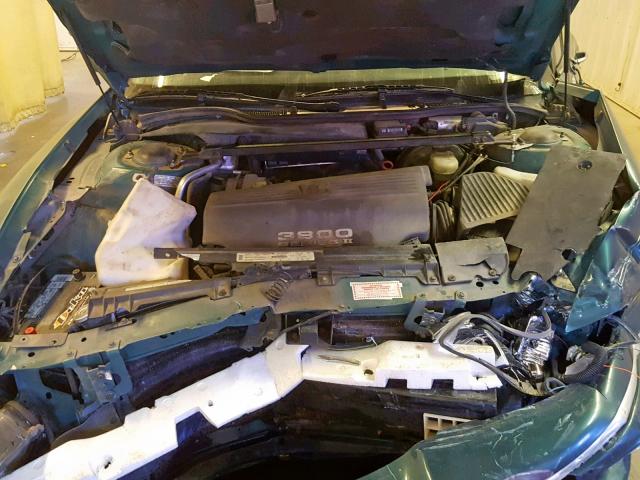 1G4HR52K9VH472125 - 1997 BUICK LESABRE LI GREEN photo 7