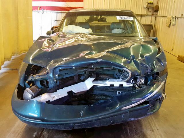 1G4HR52K9VH472125 - 1997 BUICK LESABRE LI GREEN photo 9