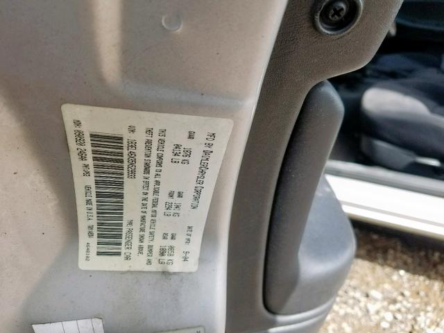 1B3EL46X35N529933 - 2005 DODGE STRATUS SE SILVER photo 10