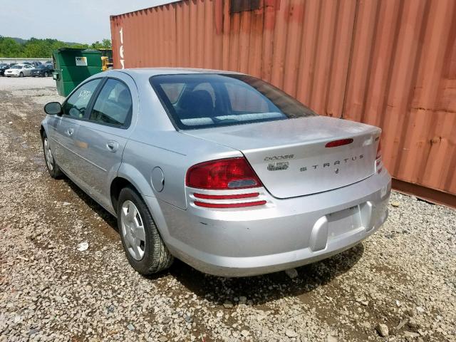 1B3EL46X35N529933 - 2005 DODGE STRATUS SE SILVER photo 3