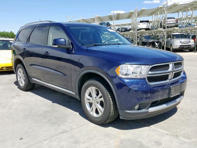 1C4SDJDT1CC159328 - 2012 DODGE DURANGO CR BLUE photo 1