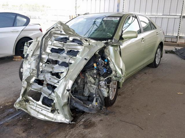 4T1BB46K48U058003 - 2008 TOYOTA CAMRY HYBR GREEN photo 2