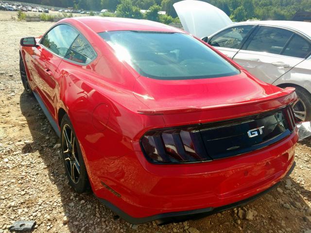 1FA6P8CF0J5161754 - 2018 FORD MUSTANG GT RED photo 3