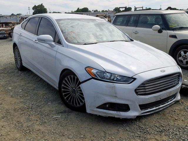 3FA6P0K90ER178747 - 2014 FORD FUSION TIT WHITE photo 1