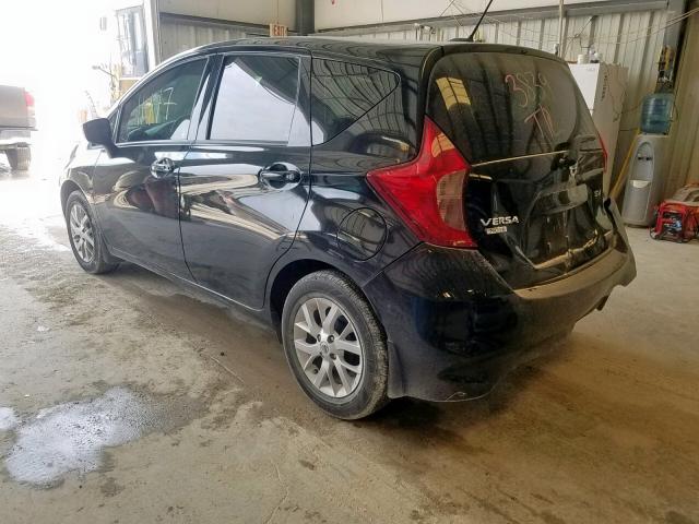 3N1CE2CP8JL355055 - 2018 NISSAN VERSA NOTE BLACK photo 3