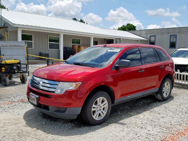 2FMDK3GCXABB40436 - 2010 FORD EDGE SE MAROON photo 2