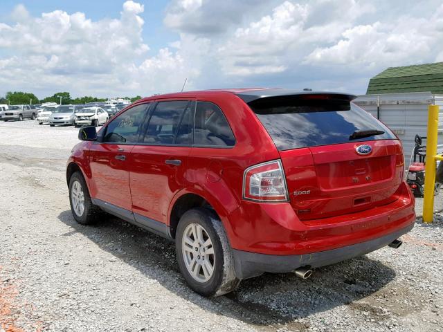 2FMDK3GCXABB40436 - 2010 FORD EDGE SE MAROON photo 3