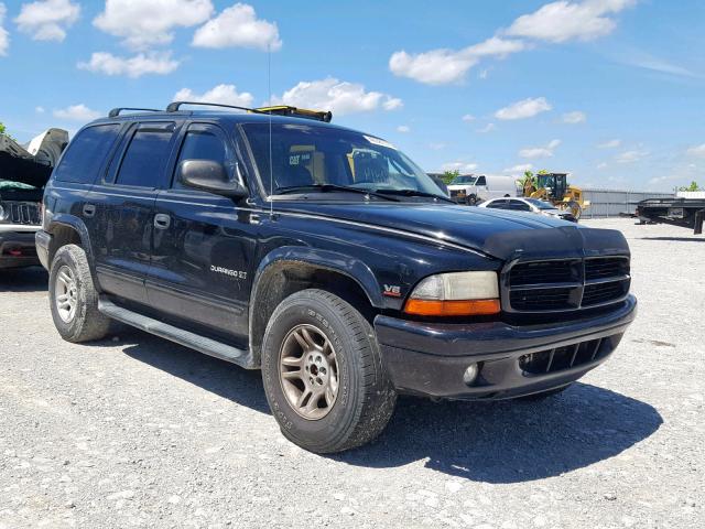 1D4HS38N63F521842 - 2003 DODGE DURANGO SP BLACK photo 1