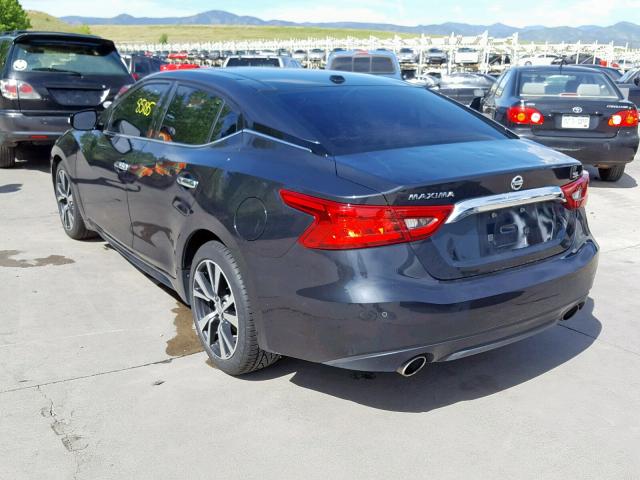 1N4AA6AP3GC375881 - 2016 NISSAN MAXIMA 3.5 BLUE photo 3