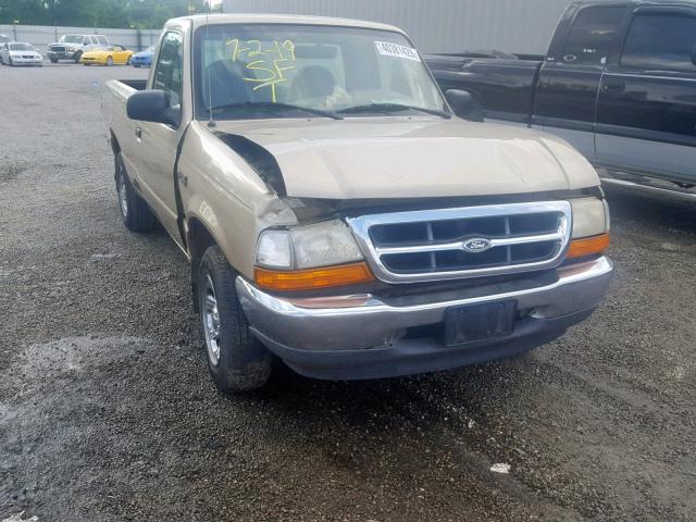 1FTYR10C9YPB96645 - 2000 FORD RANGER TAN photo 9