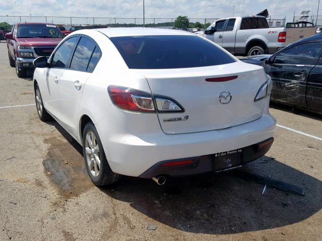 JM1BL1SFXA1238523 - 2010 MAZDA 3 I WHITE photo 3