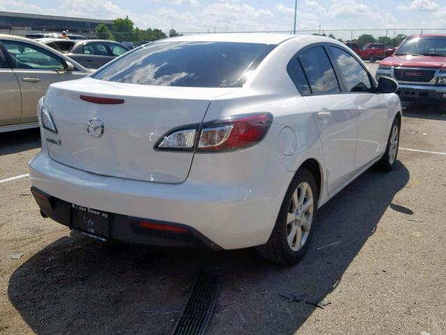 JM1BL1SFXA1238523 - 2010 MAZDA 3 I WHITE photo 4