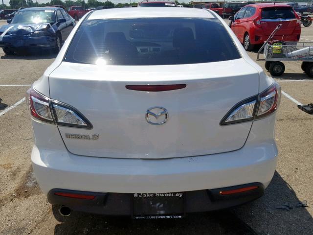 JM1BL1SFXA1238523 - 2010 MAZDA 3 I WHITE photo 9