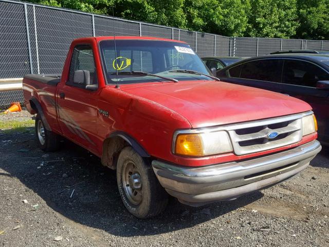1FTCR10X6STA61361 - 1995 FORD RANGER RED photo 1