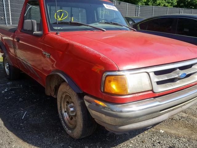 1FTCR10X6STA61361 - 1995 FORD RANGER RED photo 9