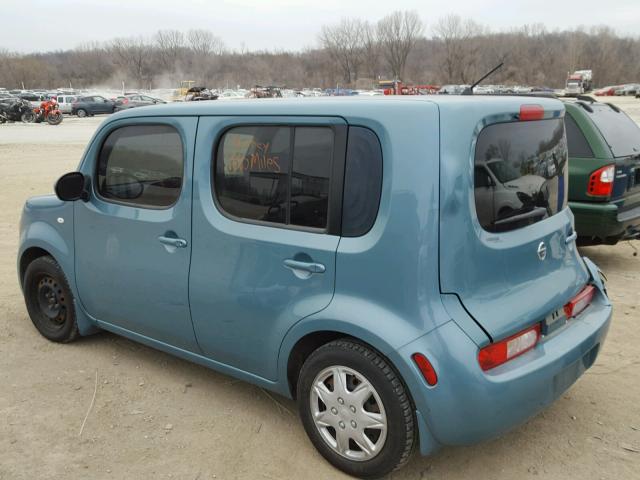 JN8AZ28R39T111716 - 2009 NISSAN CUBE BASE BLUE photo 3