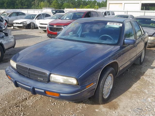 2G4WB55L3R1472243 - 1994 BUICK REGAL CUST BLUE photo 2