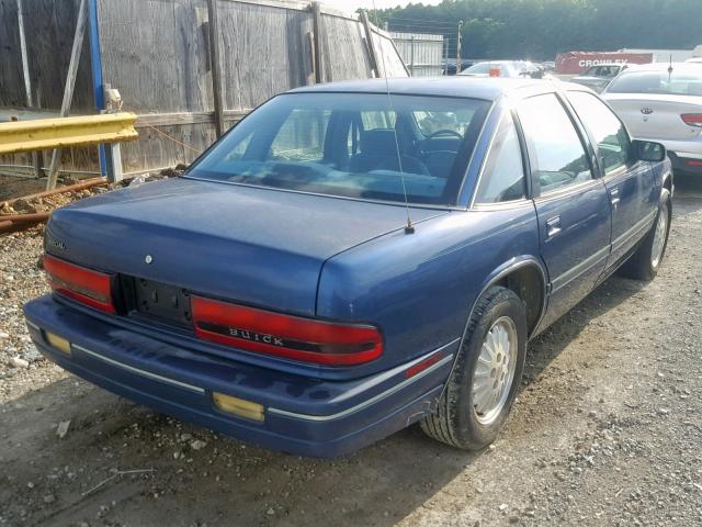 2G4WB55L3R1472243 - 1994 BUICK REGAL CUST BLUE photo 4