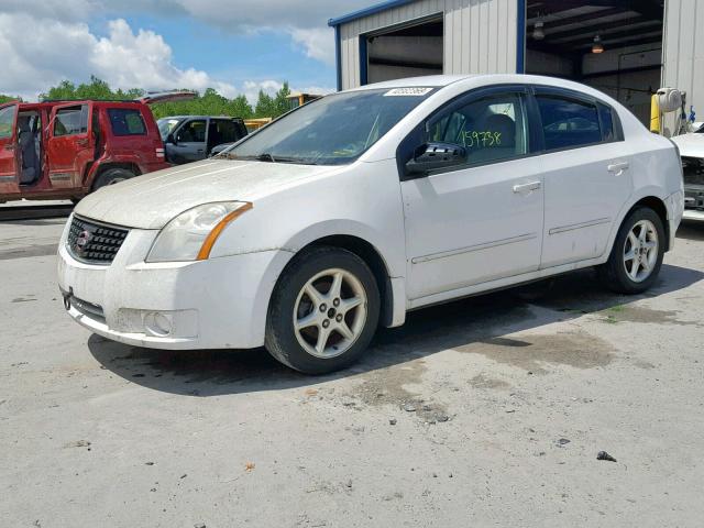 3N1AB61E58L626284 - 2008 NISSAN SENTRA 2.0 WHITE photo 2