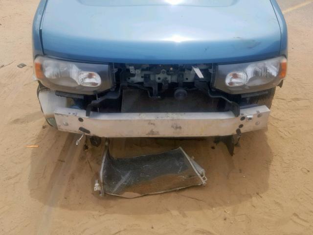 JN8AZ2KR6AT159420 - 2010 NISSAN CUBE BASE BLUE photo 9