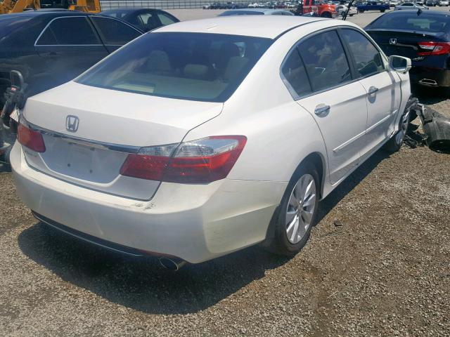 1HGCR2F84DA080593 - 2013 HONDA ACCORD EXL WHITE photo 4