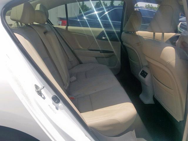 1HGCR2F84DA080593 - 2013 HONDA ACCORD EXL WHITE photo 6