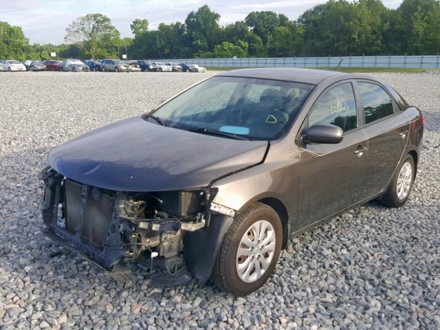 KNAFU4A29B5421496 - 2011 KIA FORTE EX GRAY photo 2