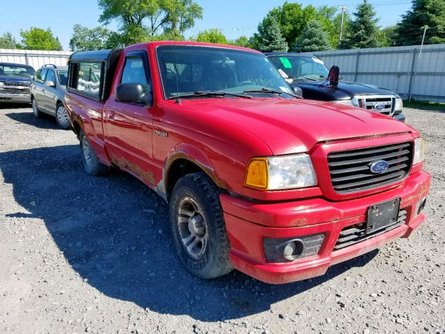 1FTYR10U15PA53189 - 2005 FORD RANGER RED photo 1