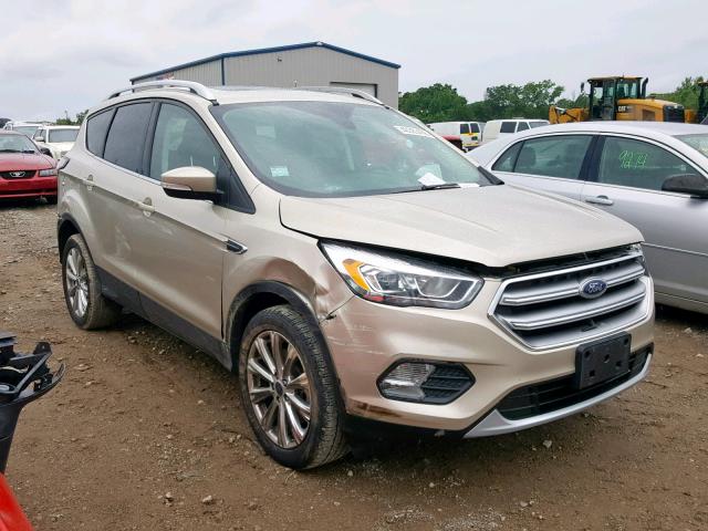 1FMCU0J9XHUD86537 - 2017 FORD ESCAPE TIT GOLD photo 1